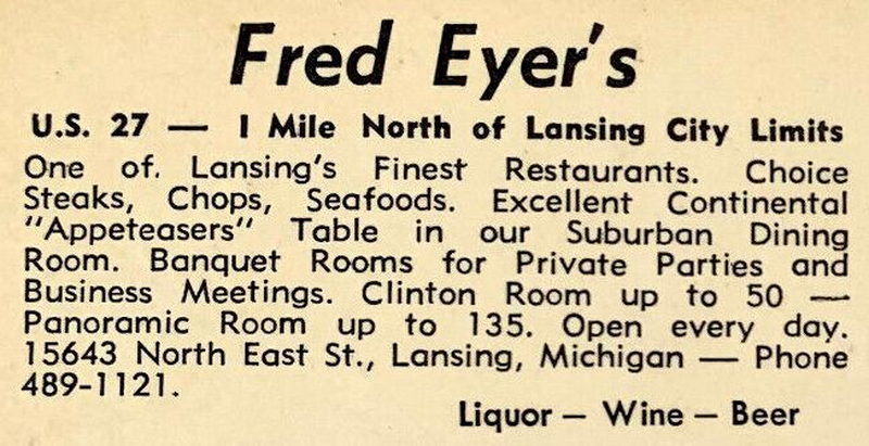 Fred Eyers Steak House (Zum Nordhaus) - Vintage Postcard